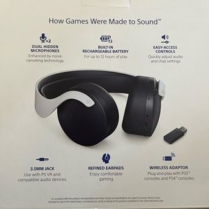 Sony play station four or five wireless headset. Brand new in unopened box